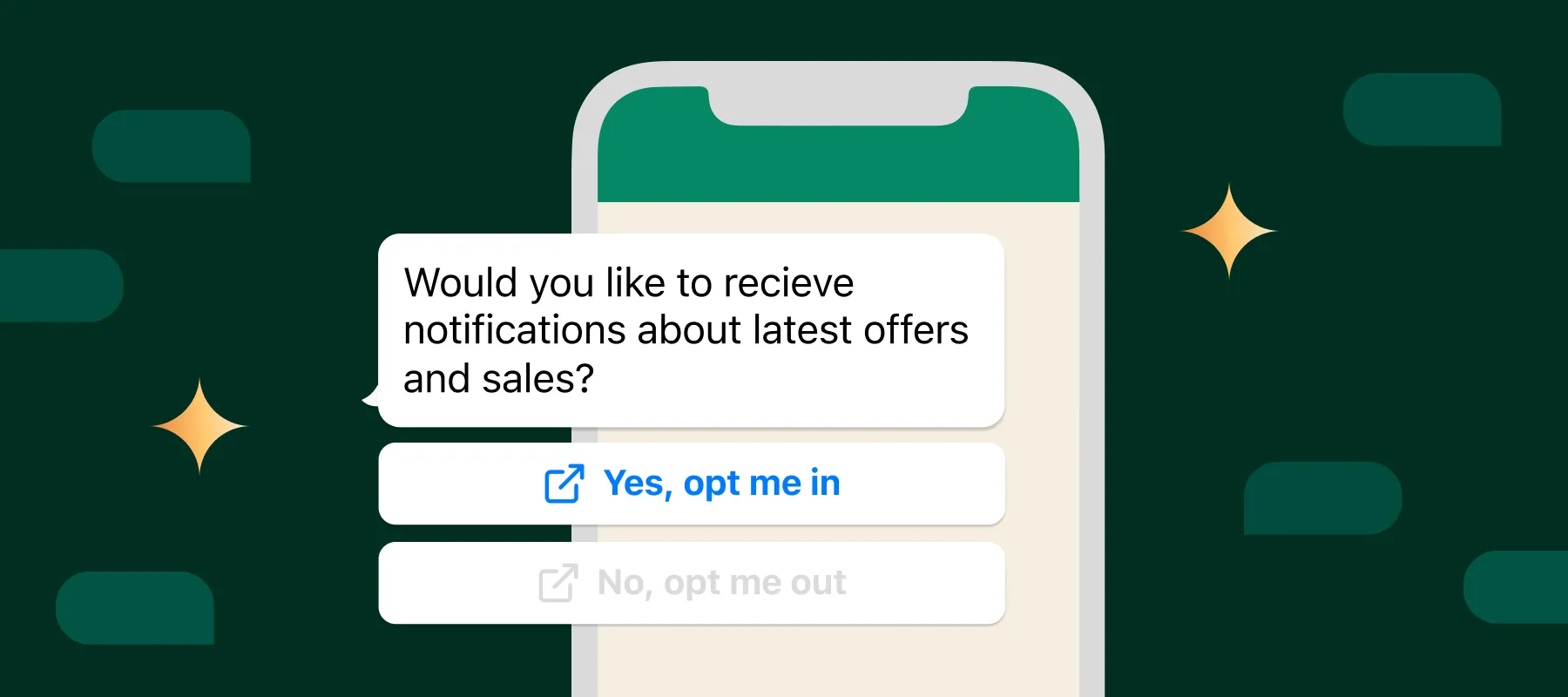 Opt-in, opt-out dan butang LEAVE di WhatsApp